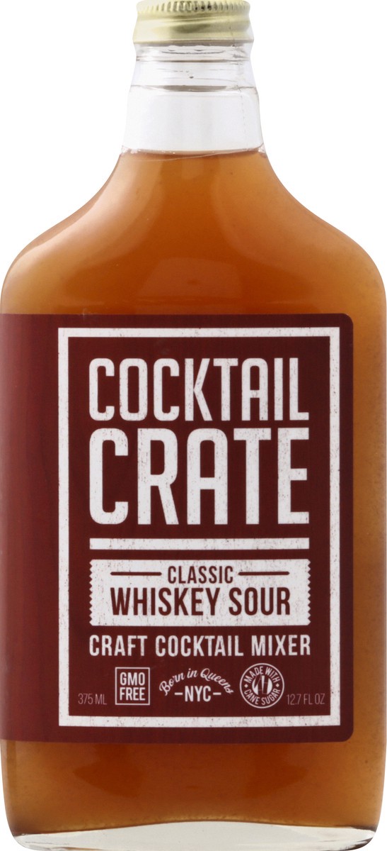 slide 5 of 10, Cocktail Crate Small Batch Classic Whiskey Sour Cocktail Mix - 375 ml, 12.7 oz