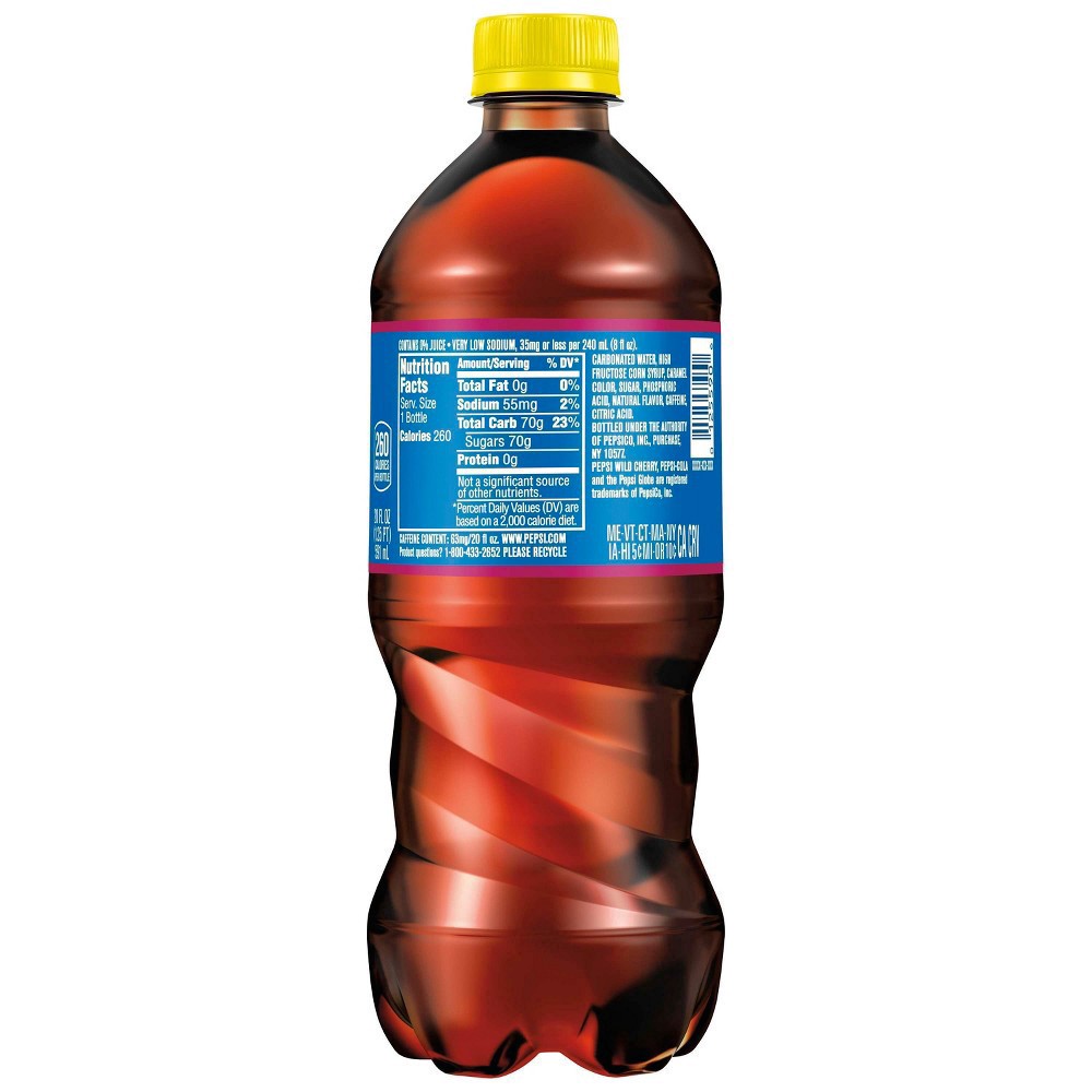 slide 3 of 5, Pepsi Cherry Cola - 20 fl oz, 20 fl oz