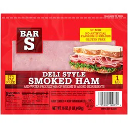 Bar-S Bar S Smoked Ham And Water