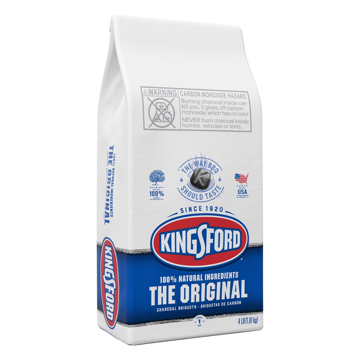 slide 3 of 4, Kingsford Charcoal Briquets 4 lb, 4 lb