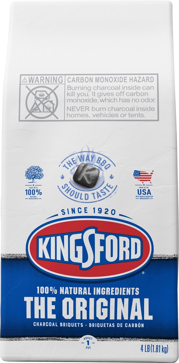 slide 4 of 4, Kingsford Charcoal Briquets 4 lb, 4 lb