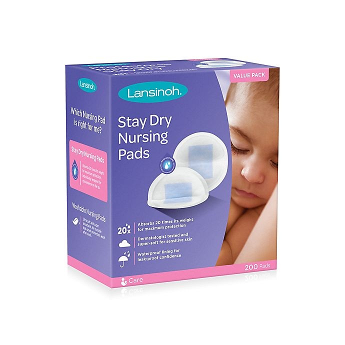slide 2 of 3, Lansinoh Disposable Nursing Pads, 200 ct