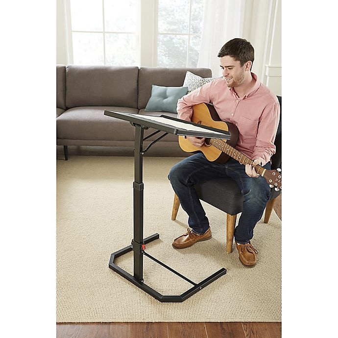 slide 4 of 7, Cosco Multi-Functional Adjustable Folding Table - Black, 1 ct