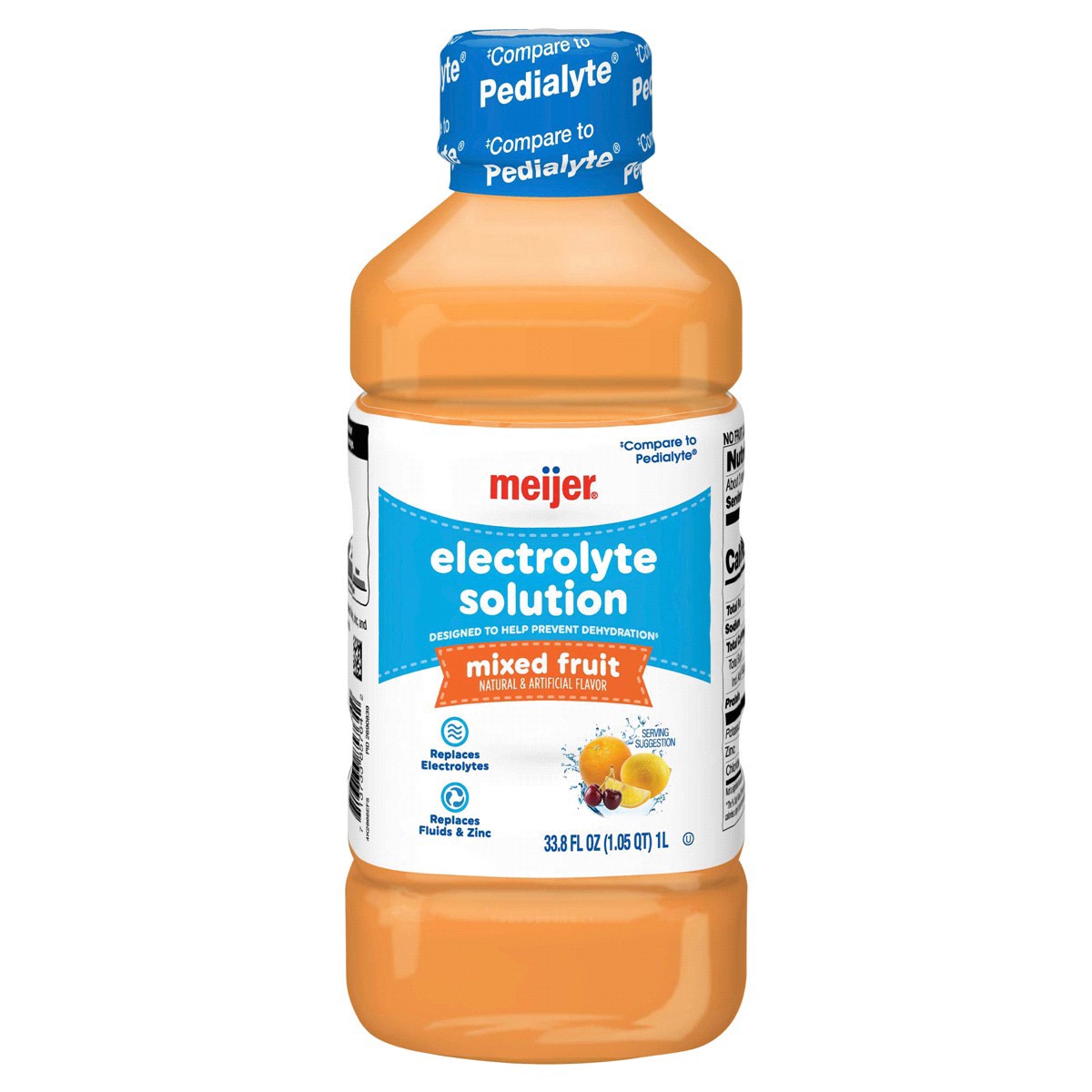 slide 1 of 29, Meijer Mixed Fruit Electrolyte Solution 1 LTR, 33.8 oz