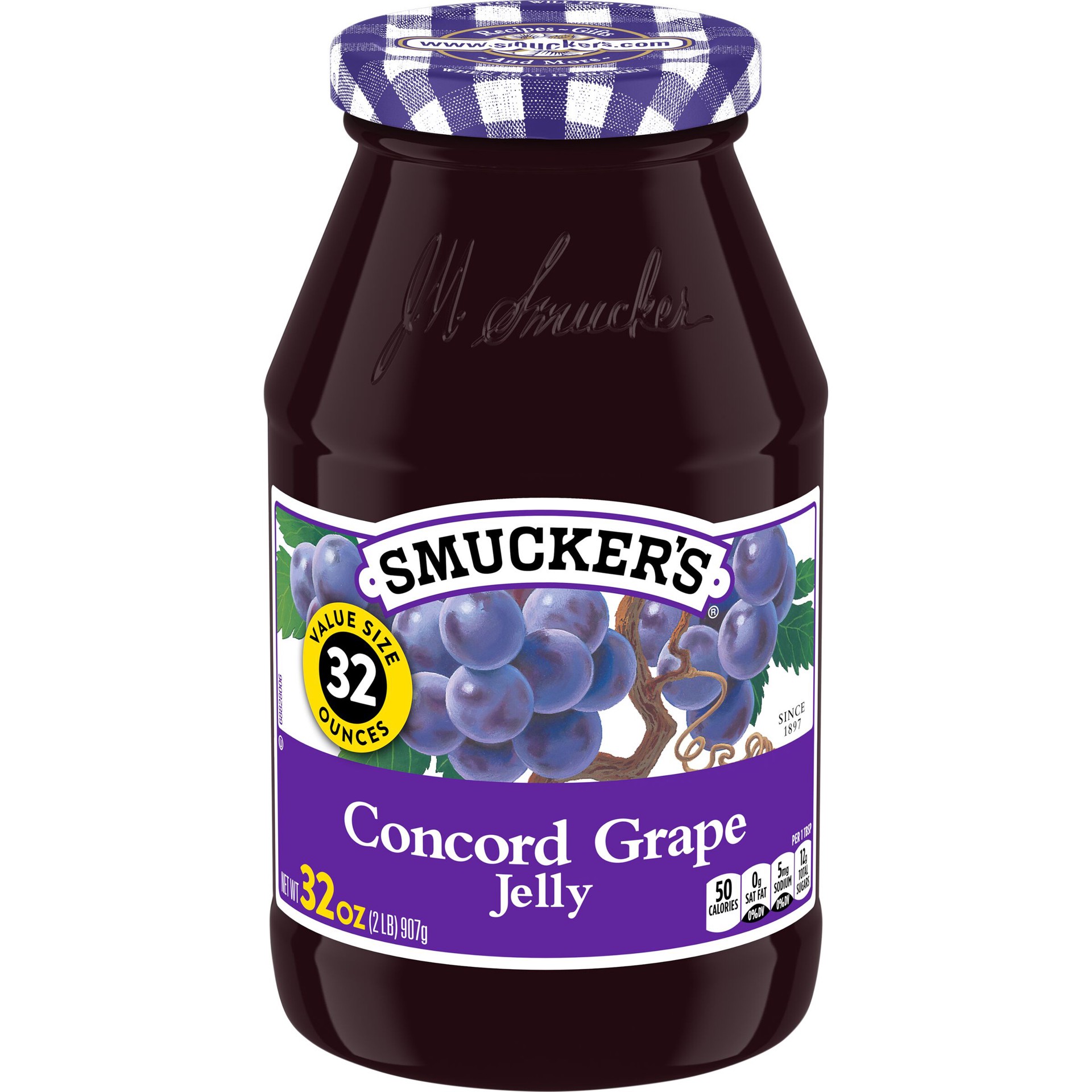 slide 1 of 5, Smucker's Concord Grape Jelly, 32 Ounces, 32 oz