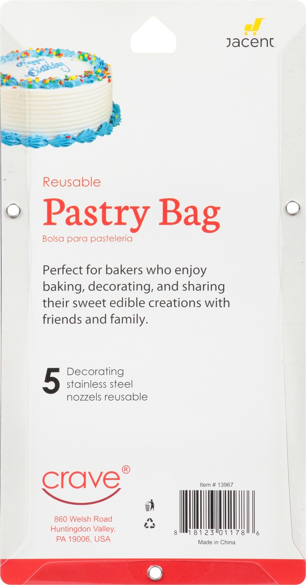 slide 5 of 11, Crave S/S Pastry Bag, 1 ct