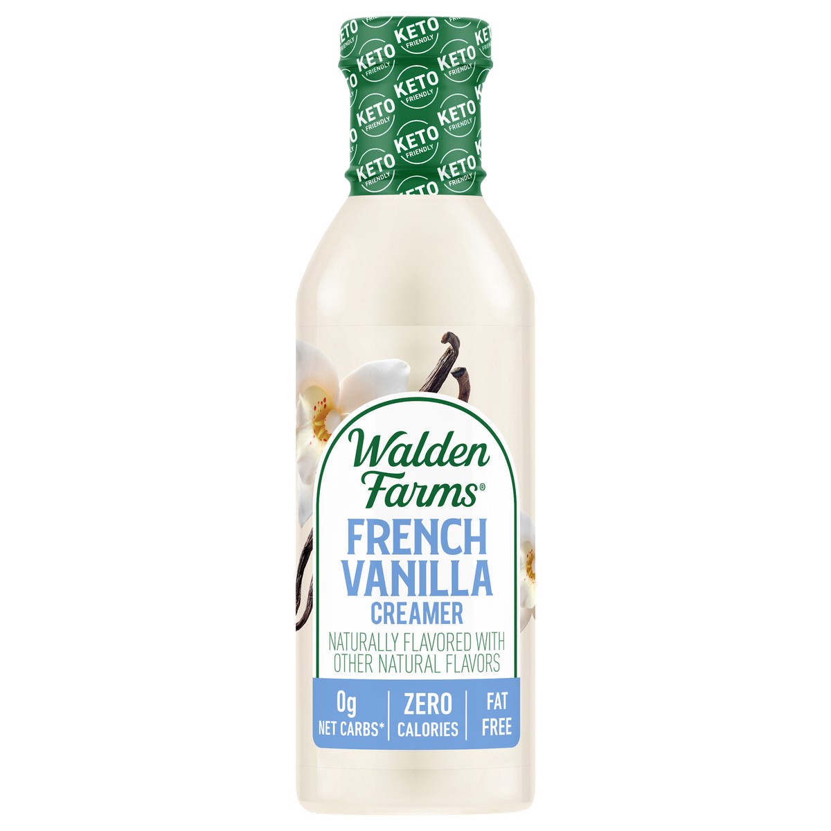 slide 1 of 9, Walden Farms Coffee Creamer French Vanilla, 12 fl oz