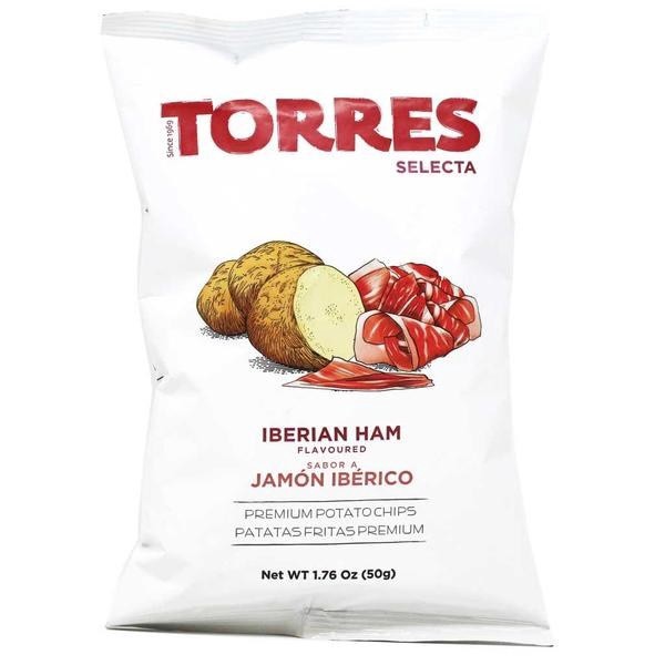 slide 1 of 1, Torres Iberion Ham Potato Chips, 1.76 oz