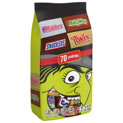 Mixed Chocolate Variety Miniature Stand Up Pouch Halloween 19.49 Ounces Per Bag