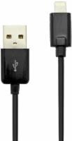 slide 1 of 1, CELLCandy USB-to-Lightning Sync/Charge Cable for Apple iPhone 5 - Black - 4 Foot, 4 ft