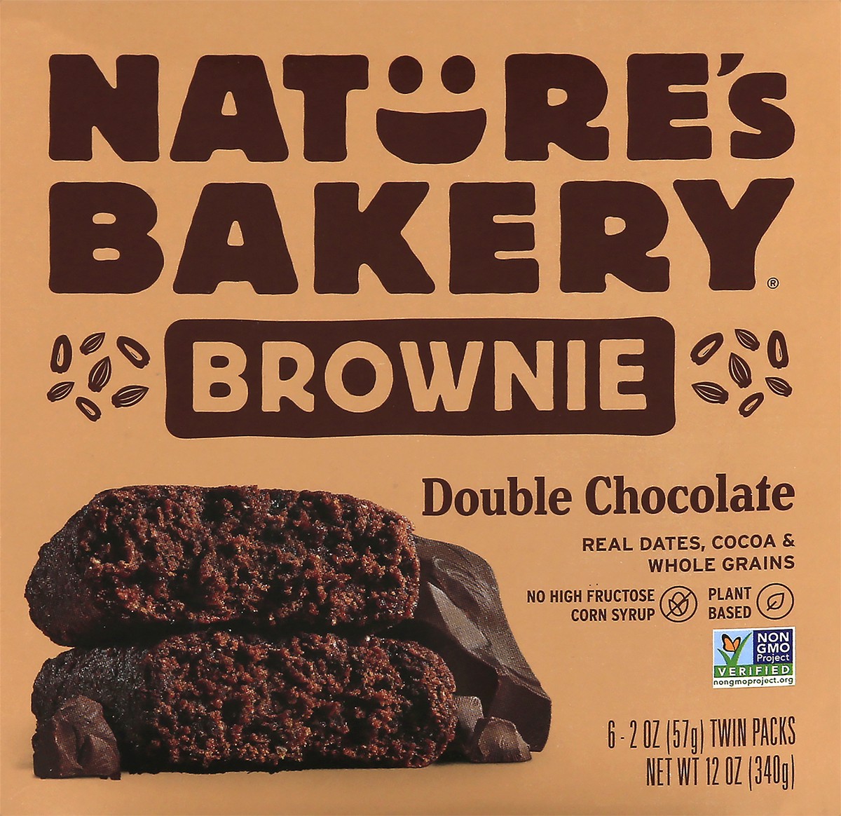 slide 1 of 13, Nature's Bakery 6 Twin Packs Double Chocolate Brownie 6 ea, 6 ct; 2 oz