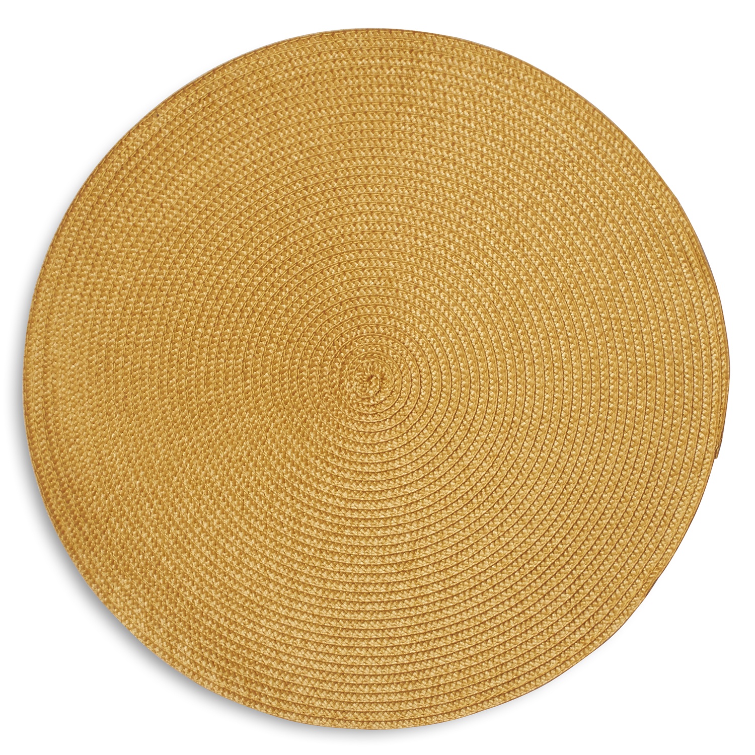 slide 1 of 1, Sur La Table Round Woven Placemat, Honey, Honey, 15 in