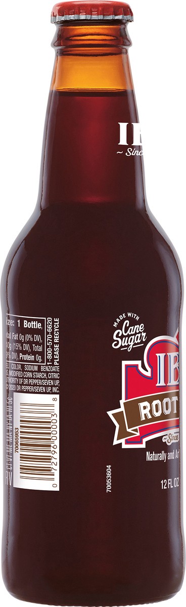 slide 5 of 9, IBC Root Beer Made with Sugar Soda, 12 fl oz glass bottle, 12 fl oz
