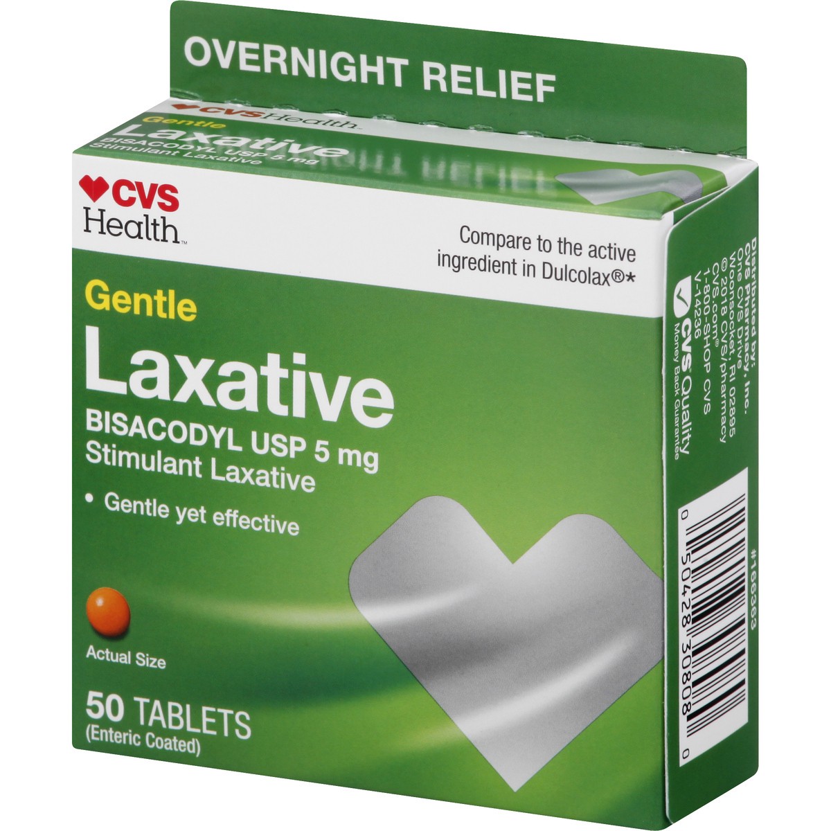 slide 9 of 11, CVS Health Gentle Laxativetablets, 50 Ct, 1 ct