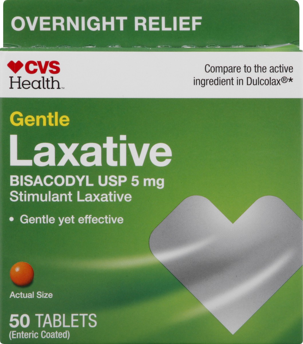 slide 11 of 11, CVS Health Gentle Laxativetablets, 50 Ct, 1 ct