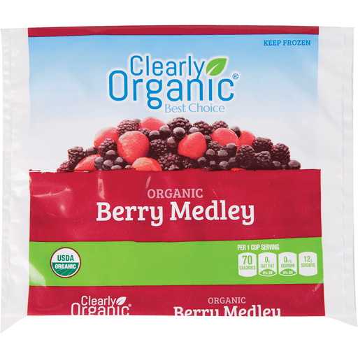 slide 1 of 1, Clearly Organic Berry Medley, 10 oz