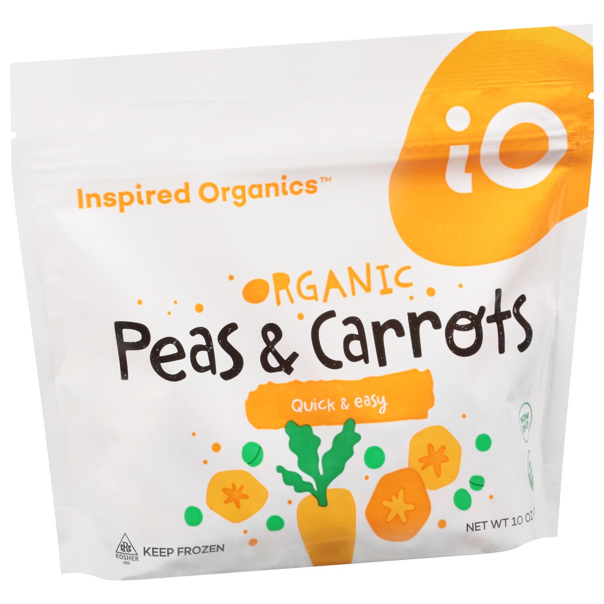 slide 5 of 9, Inspired Organics Inspired Organic Peas & Carrots, 10 oz