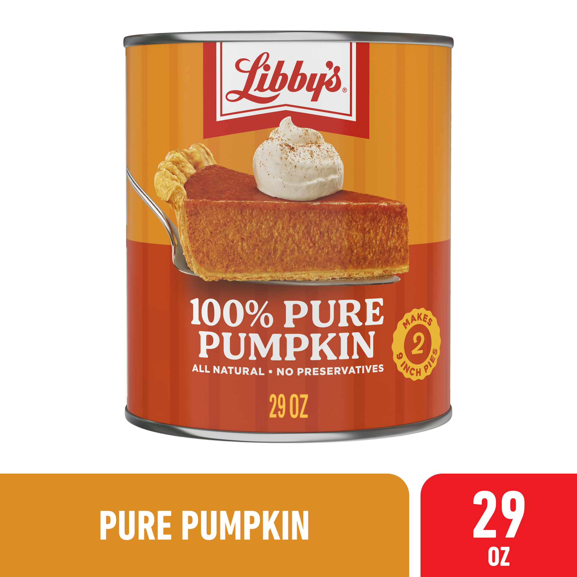 slide 1 of 3, Libby's 100% Pure Canned Pumpkin, 29 oz