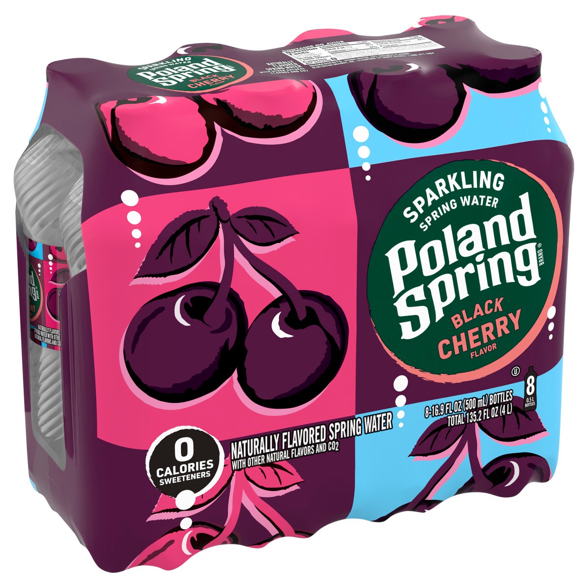 slide 6 of 8, Poland Spring Sparkling Water, Black Cherry- 16.9 fl oz, 16.9 fl oz