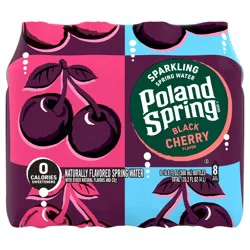 Poland Spring Sparkling Water, Black Cherry- 16.9 fl oz