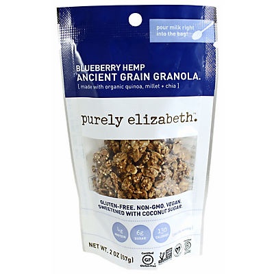 slide 1 of 1, Purely Elizabeth Granola Blueberry Mini, 2 oz