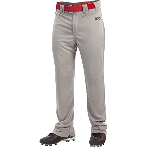 slide 1 of 1, Rawlings-Youth Baseball Pant: Grey/Medium, 1 ct