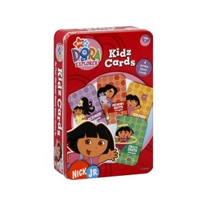 slide 1 of 1, Dora the Explorer Kidz Cards, 4 ct