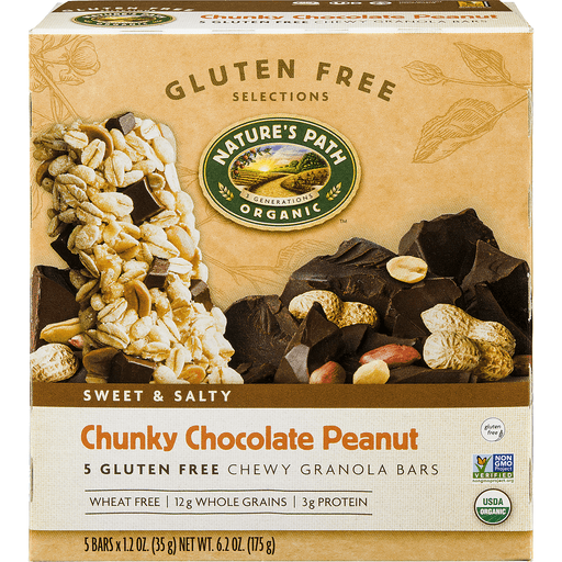 slide 3 of 18, Nature's Path Organic Chunky Choco Peanut Breakfast Bars 5 ea, 5 ct