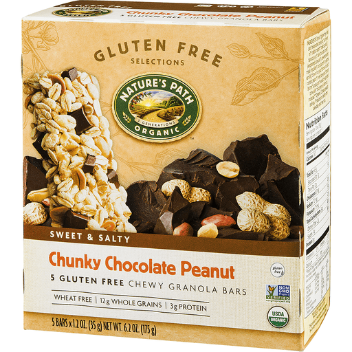 slide 5 of 18, Nature's Path Organic Chunky Choco Peanut Breakfast Bars 5 ea, 5 ct