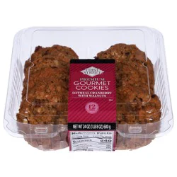 First Street Fs Prem Gourmet Cookie Oatmeal Cranberry W/Walnut