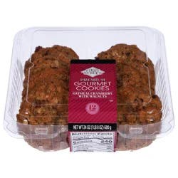 First Street Fs Prem Gourmet Cookie Oatmeal Cranberry W/Walnut