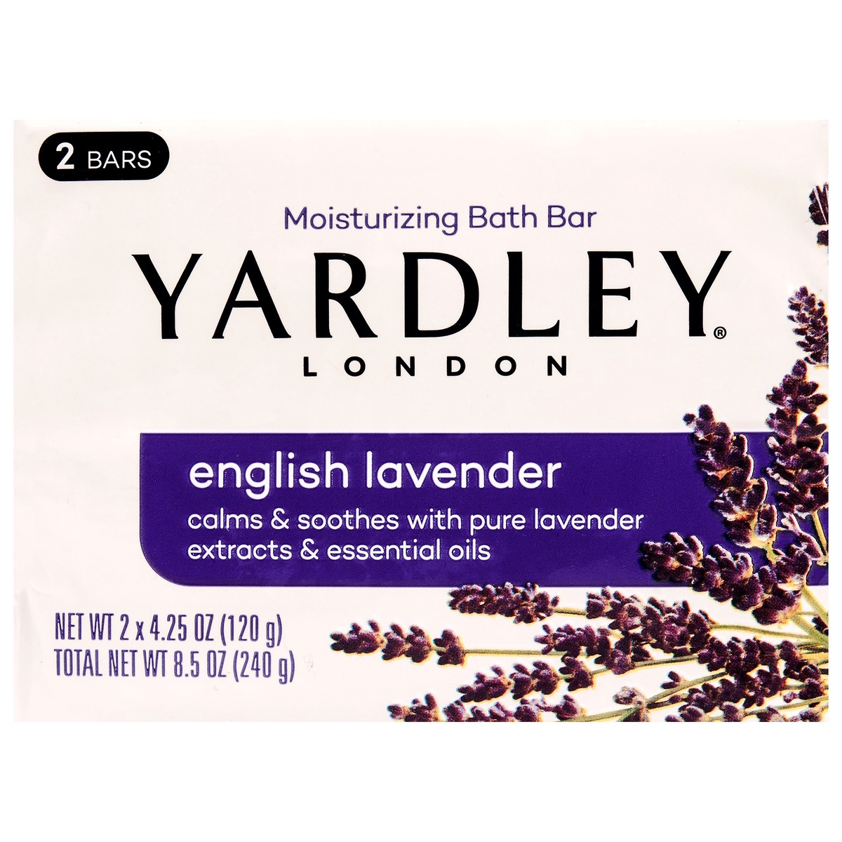 slide 1 of 11, Yardley English Lavender Naturally Moisturizing Bath Bar Soap, 2 ct