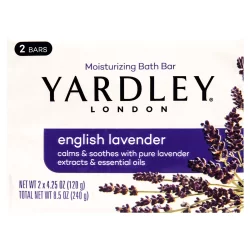 Yardley English Lavender Naturally Moisturizing Bath Bar Soap