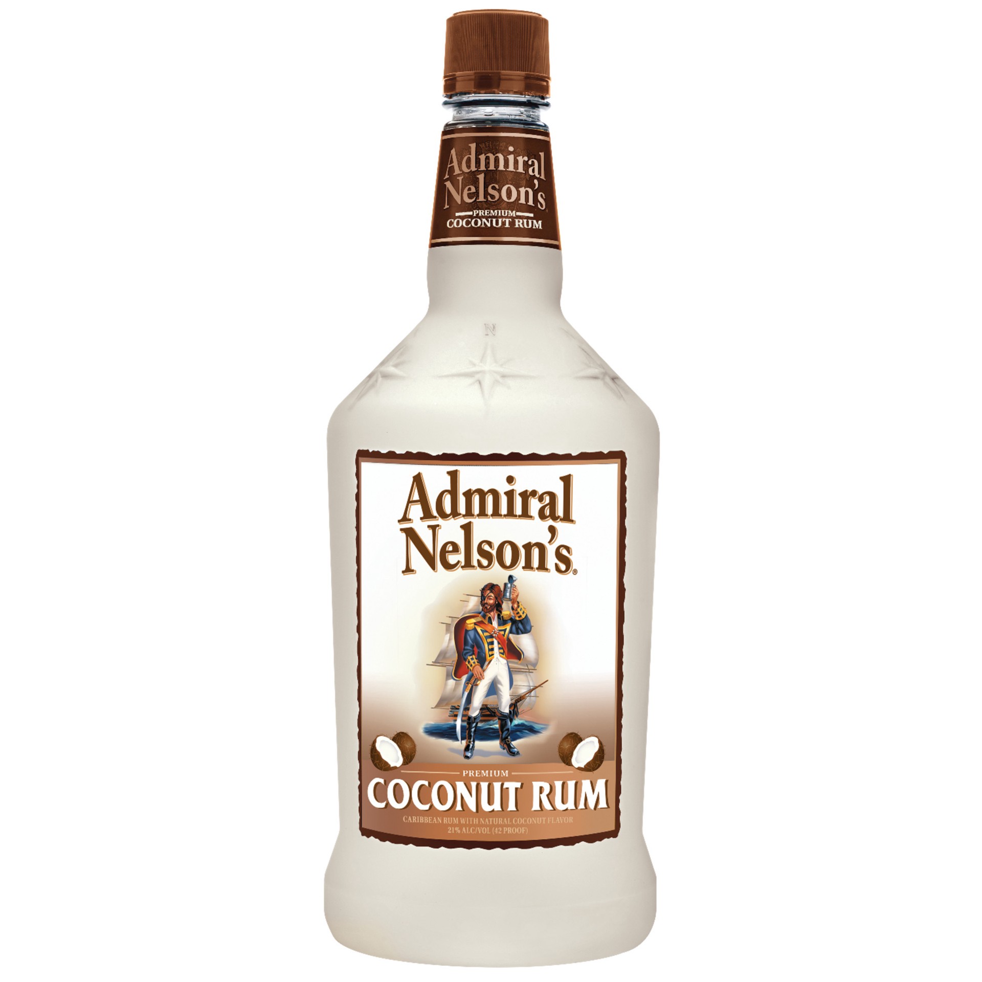 slide 1 of 3, Admiral Nelson's Coconut Rum, 1.75 liter