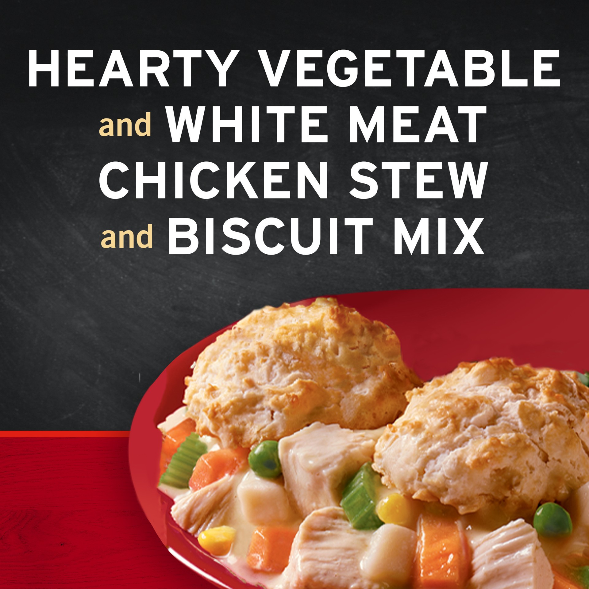 slide 5 of 5, Banquet Homestyle Bakes Creamy Chicken & Biscuits Mix 28.1 oz, 28.1 oz