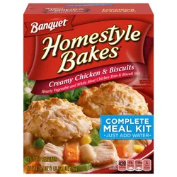 Banquet Homestyle Bakes Creamy Chicken & Biscuits Mix 28.1 oz