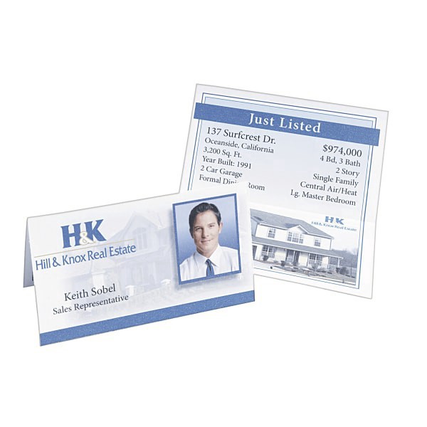 slide 4 of 10, Avery Inkjet/Laser Tent Cards, White, 160 ct; 2 in x 3 1/2 in