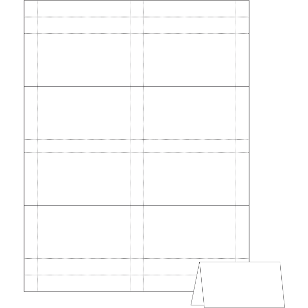 slide 5 of 10, Avery Inkjet/Laser Tent Cards, White, 160 ct; 2 in x 3 1/2 in