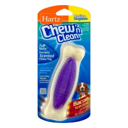 Hartz Medium Chewn Clean Tuff Bone Durable Scented Chew Toy