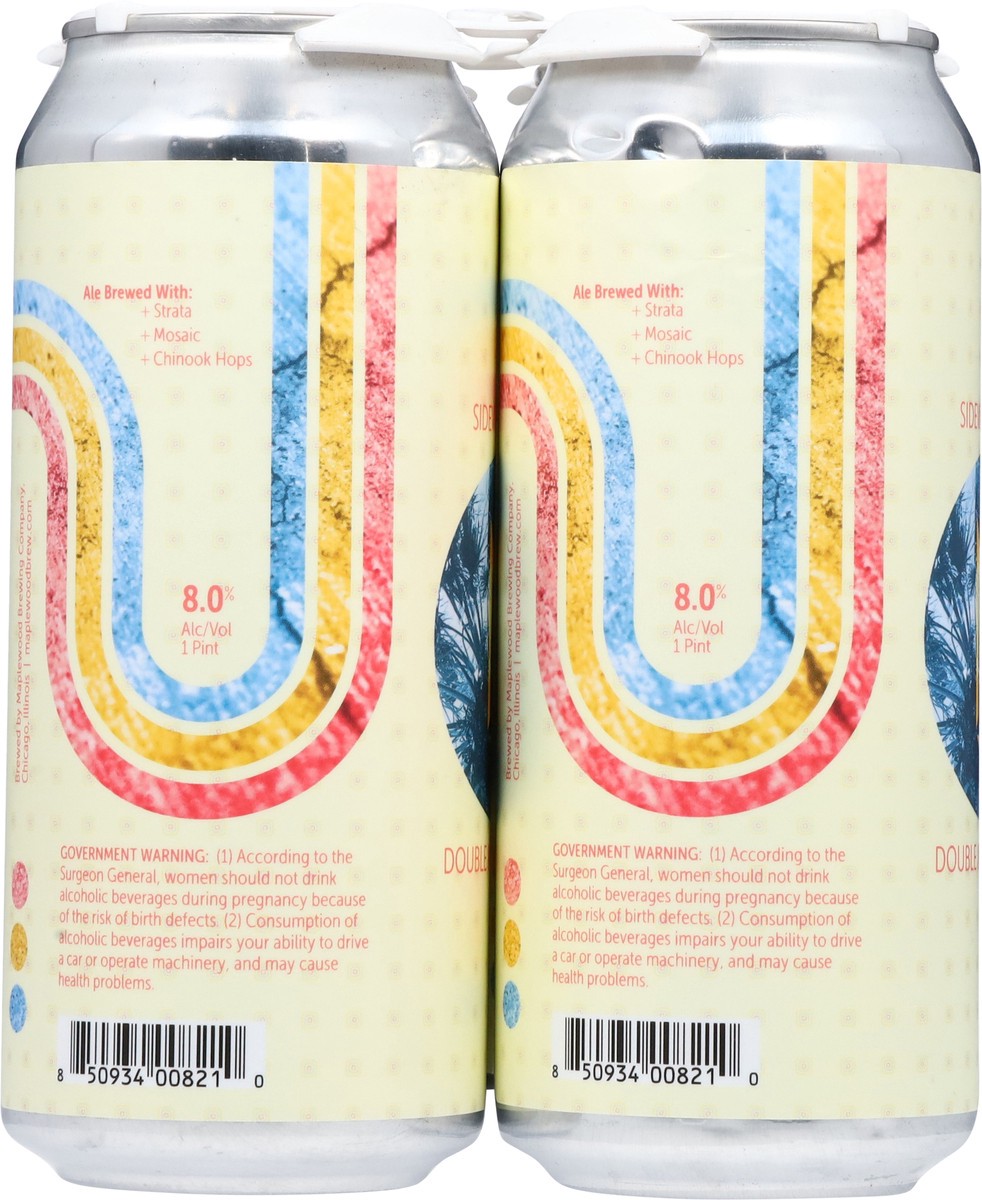 slide 11 of 11, Maplewood Double India Pale Ale Sidewalk Surfer Beer Can 4 ea, 4 ct
