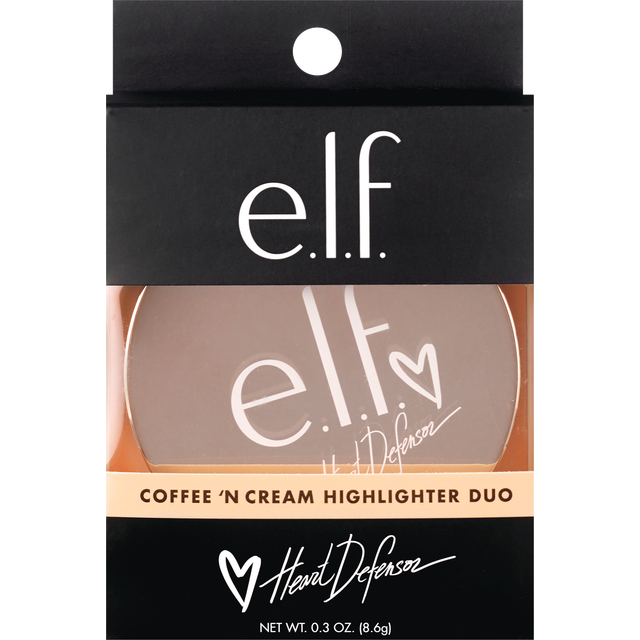 slide 1 of 1, e.l.f. Coffee 'N Cream Highlighter Duo, 1 ct