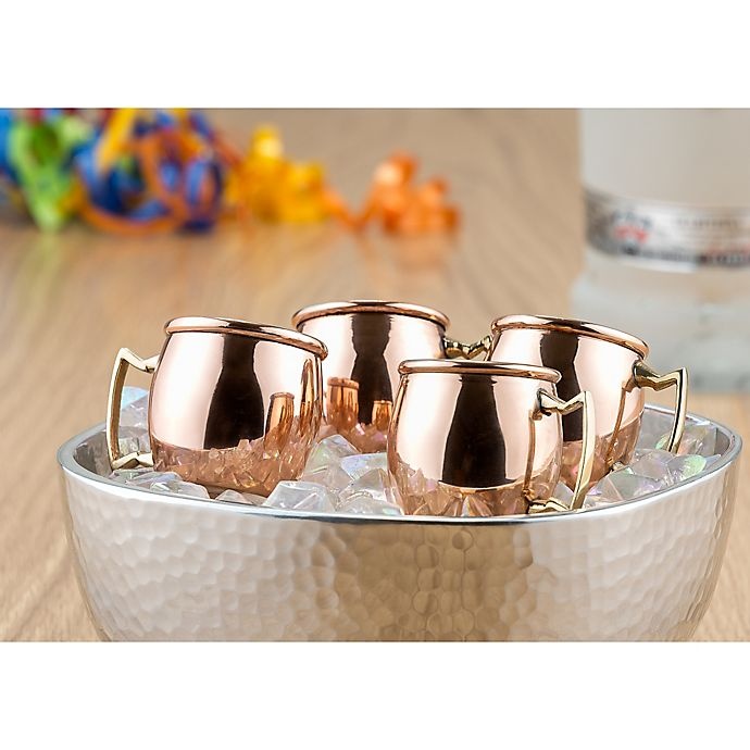 slide 2 of 3, Old Dutch International Solid Copper Moscow Mule Shot Mugs, 8 ct