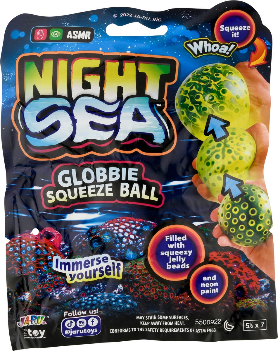 slide 3 of 11, Ja-Ru Night Sea Squeeze Ball 1 ea, 1 ct