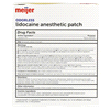 slide 2 of 9, Meijer Lidocaine Anesthetic Patch, 5 ct