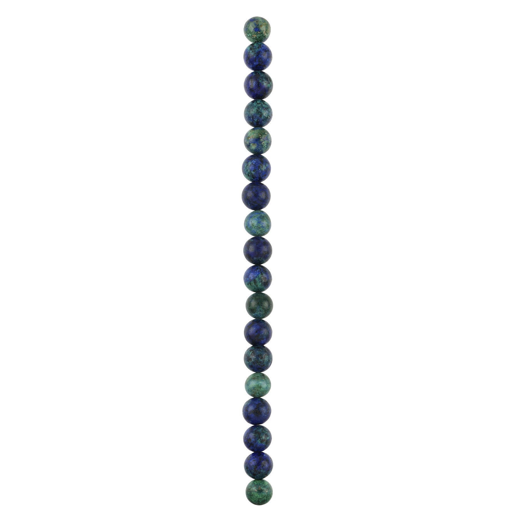 slide 3 of 3, Chrysocolla Round Beads, 10mm By Bead Landing, 10mm
