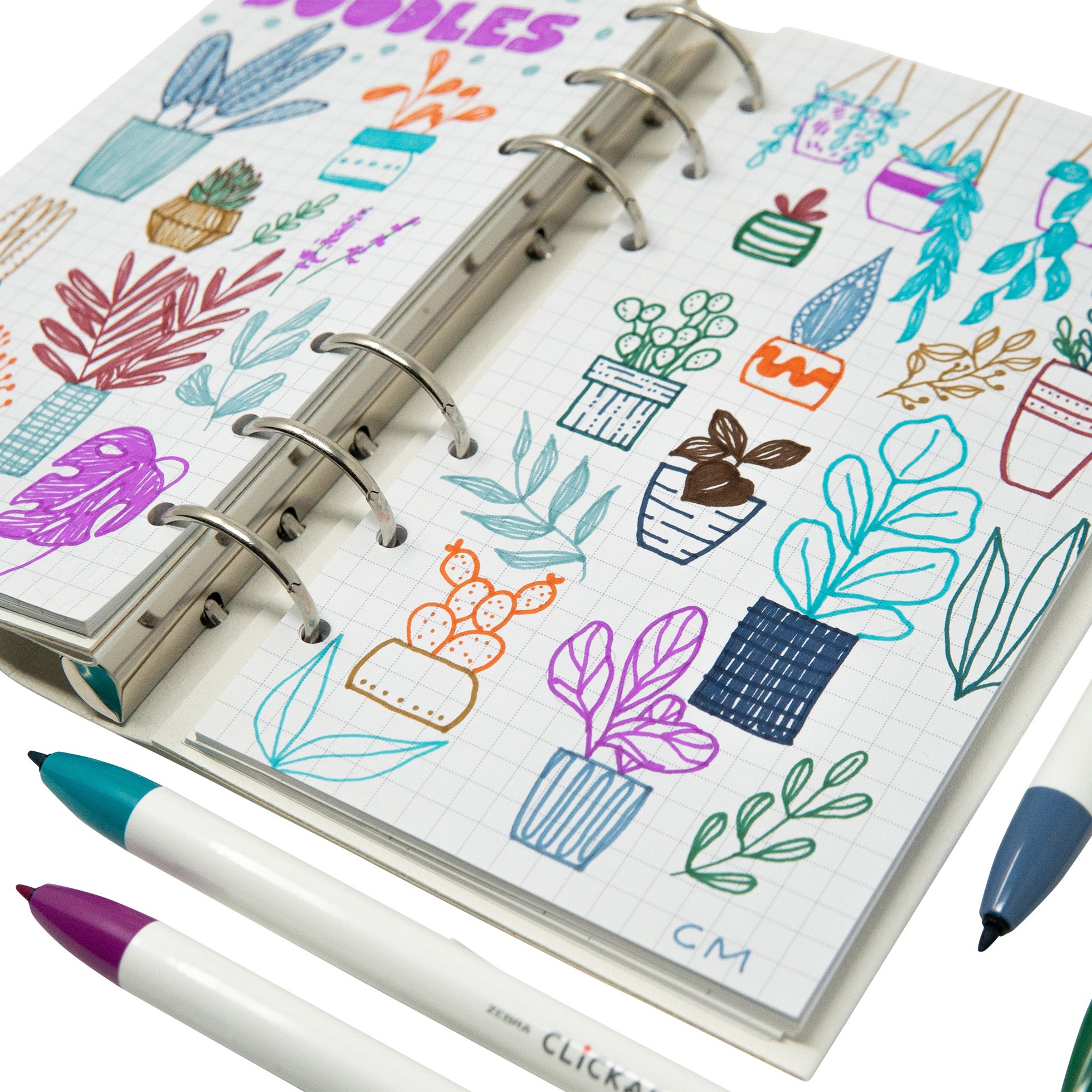Zebra 32-Piece Creativity Kit with Mildliner, Brush and Clickart