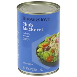 Know & Love Club Mackerel 15 oz