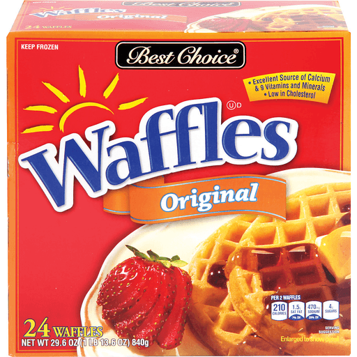 slide 1 of 1, Best Choice Homestyle Waffles, 29.7 oz