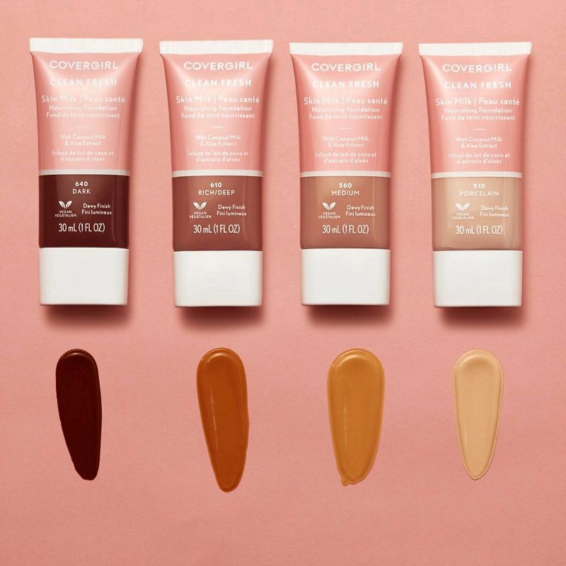 slide 4 of 6, Covergirl Clean Fresh Skin Milk, Tan/Rich, 30 ml