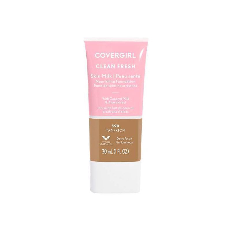 slide 1 of 6, Covergirl Clean Fresh Skin Milk, Tan/Rich, 30 ml
